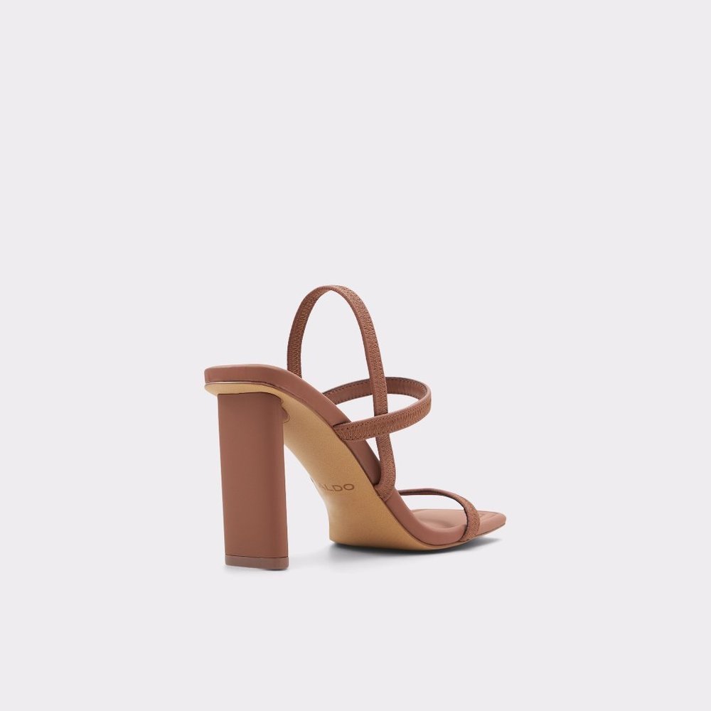 ALDO "Okurra" Strappy Heel | Brown | Size 7.5 🤎